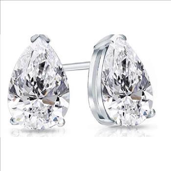 New! 2.08 Ctw IGI Certified Top Lab Grown Diamonds Designer 14K Gold Earrings E-F VVS IDEAL Cut