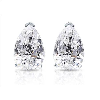 New! 2.08 Ctw IGI Certified Top Lab Grown Diamonds Designer 14K Gold Earrings E-F VVS IDEAL Cut