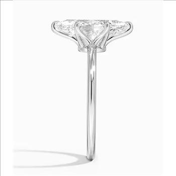 New $10,875 Value! 1.10 Cts IGI Certified Lab Grown Diamond 14K Gold Designer Ring E-F VVS