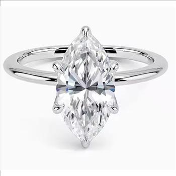 New $10,875 Value! 1.10 Cts IGI Certified Lab Grown Diamond 14K Gold Designer Ring E-F VVS