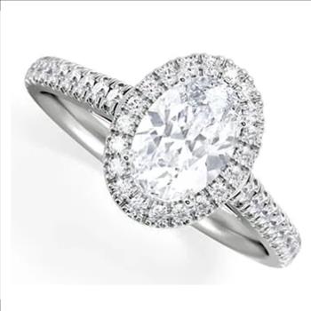New $12,975 Value! 1.89 Cts IGI Certified Lab Grown Diamond 14K Gold Designer Ring E-F VVS