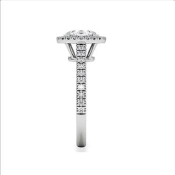 New $12,975 Value! 1.89 Cts IGI Certified Lab Grown Diamond 14K Gold Designer Ring E-F VVS