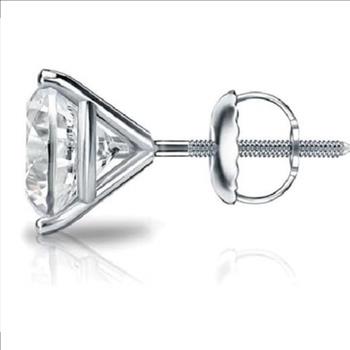 New! $6,895 Value! 2.16 Ctw IGI Certified Top Lab Diamonds 14K Gold Earrings E VVS IDEAL Cut