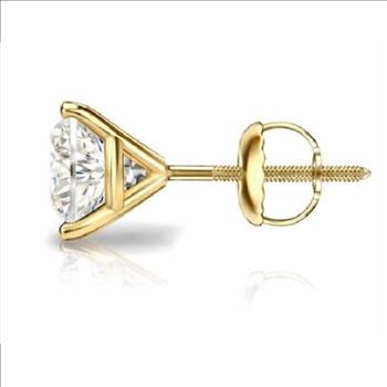 New! $6,795 Value! 2.14 Ctw IGI Certified Top Lab Diamonds 14K Gold Earrings E VVS IDEAL Cut