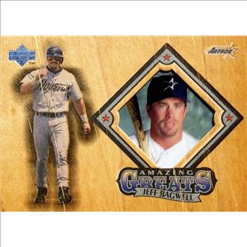 JEFF BAGWELL ~ 1996 UPPER DECK ~ AMAZING GREATS ~ HOUSTON ASTROS
