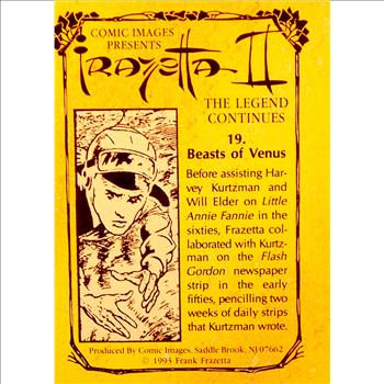 1993 COMIC IMAGES ~ ARTIST: FRANK FRAZETTA ~ BEASTS OF VENUS