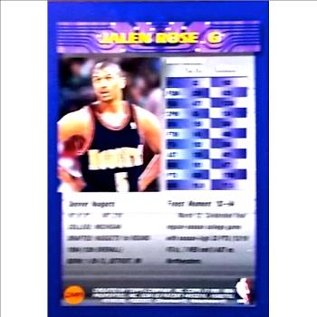 JALEN ROSE ~ 1995 FINEST ~ ROOKIE CARD ~ DENVER NUGGETS