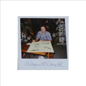 Autographed Nolan Ryan Print by Artist Wayne McDonald