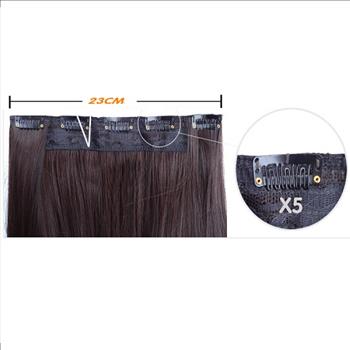 Dark Brown 23 inch straight hair extension