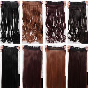 Jet Black 17 inch hair extension