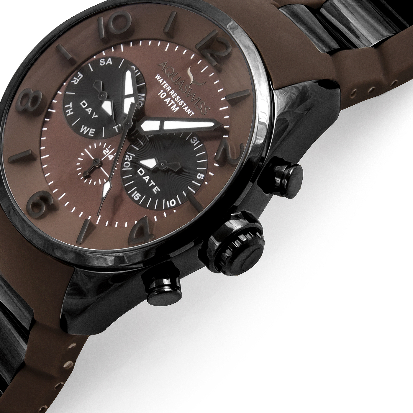 Aquaswiss Trax 5H Collection Swiss Made Multifunction Movement Mens