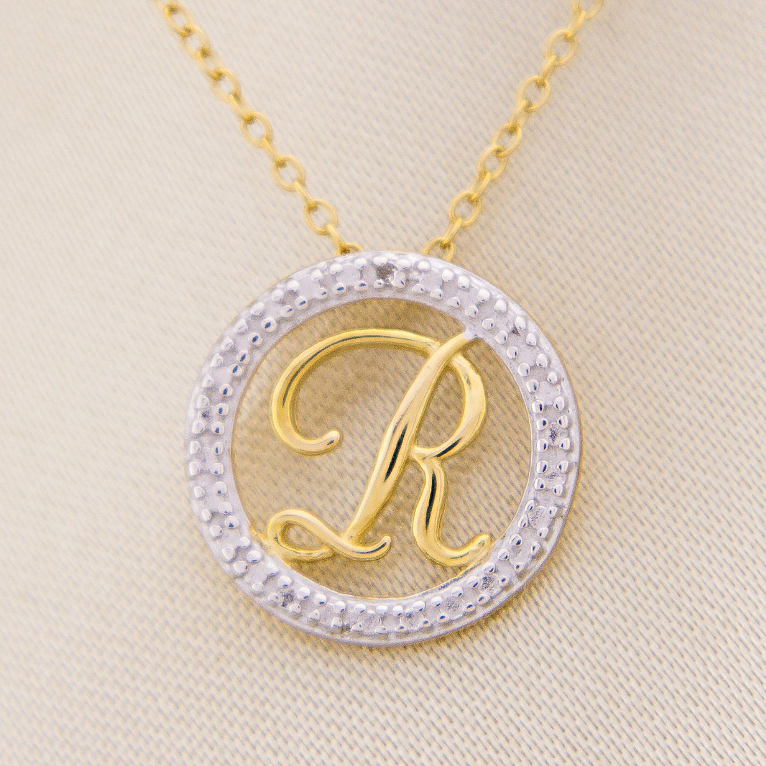 thumbnail image 2 of Sterling Silver 925 Sideways Initial Letter 'R' Pendant Necklace – 16mm, Adjustable 15.25-17.25", Cable Chain 2 of 6