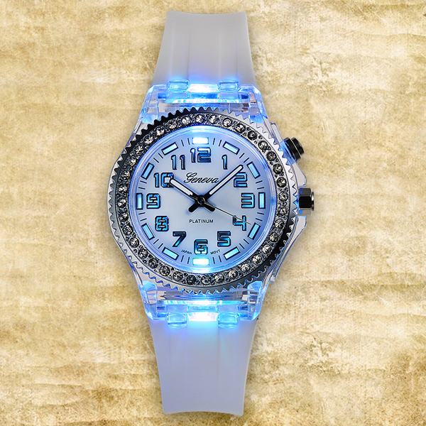 geneva light up watch