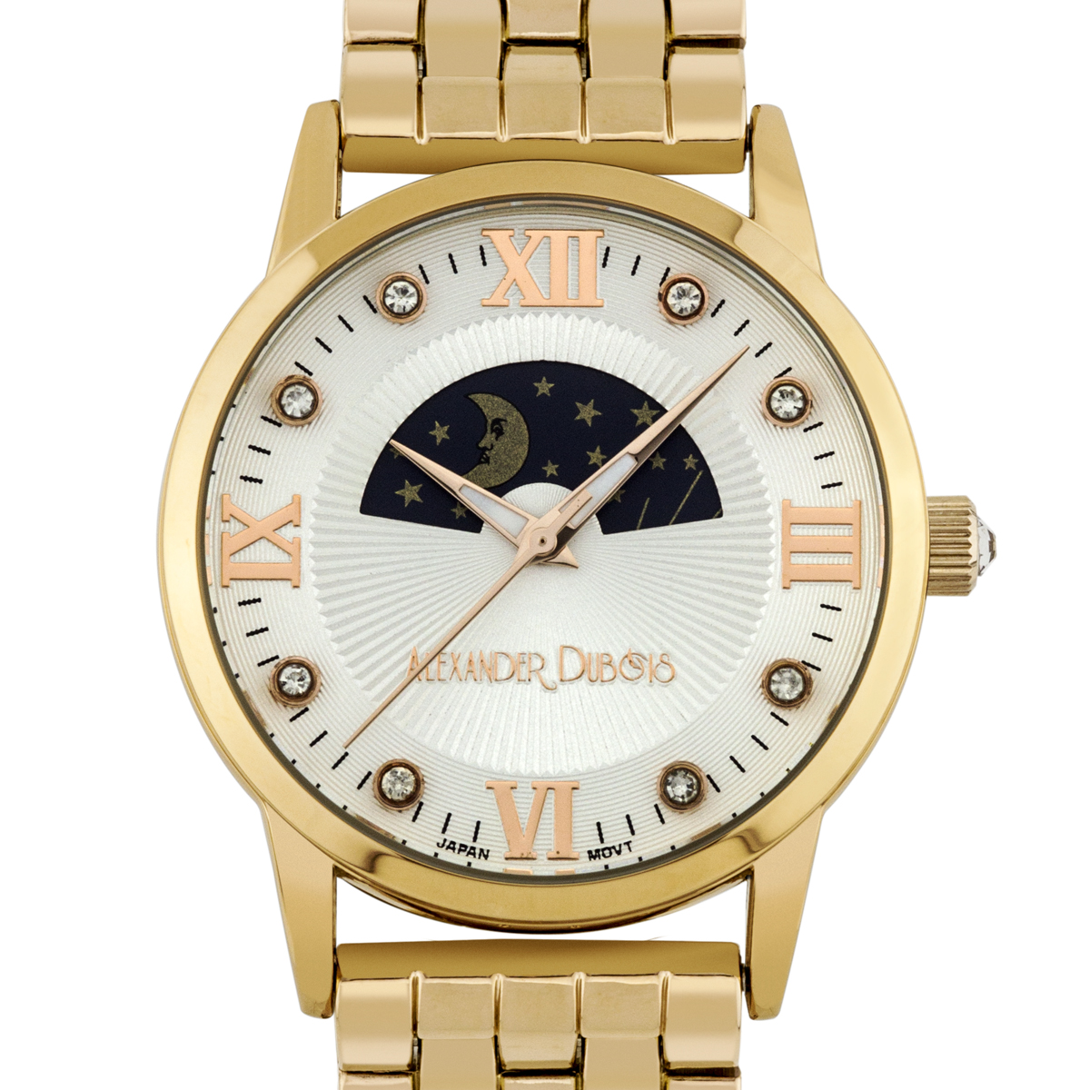 Luxury Moon Phase Dial Ladies Watch Property Room