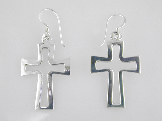 Sterling Silver Cross Earrings Property Room An Image Relevant To This Listing Sterling Silver Cross Earrings