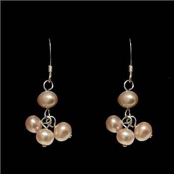 SLUYNZ 925 Sterling Silver Pearl Dangle Earrings Chain For Women Teen