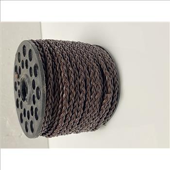 25 yard Braided Leather Cord Spool Jewelry / Craft