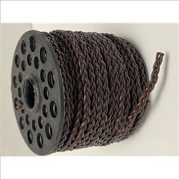 25 yard Braided Leather Cord Spool Jewelry / Craft