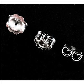 10mm  Sterling Silver Jumbo Butterfly Earring Backs Replacements