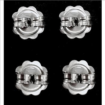 10mm  Sterling Silver Jumbo Butterfly Earring Backs Replacements