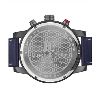 Buech & Boilat Beaumont Trophy Men's classically styled chronograph watch