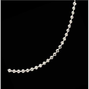18 Inch Diamond Cut Ball Design Chain - Sterling Silver