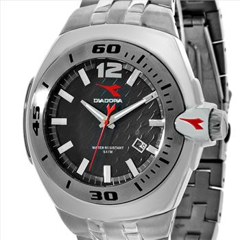 Diadora Italian Designer Stainless Steel Mens Watch
