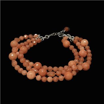 Triple Strand Quartz Bracelet