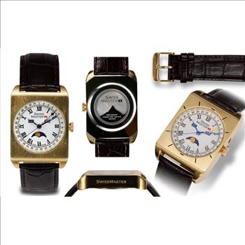 Swiss Master Moon Phase Multi-Function Mens Watch