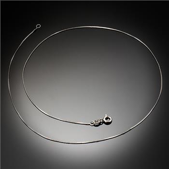 Sterling Silver 18 Inch Box Chain