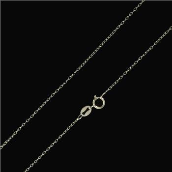 Italy 24 inch Sterling Silver Fine Cable Chain