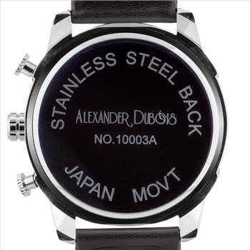 Alexander Dubois Margaux Men's Watch Multi-Textured and Layered Dial