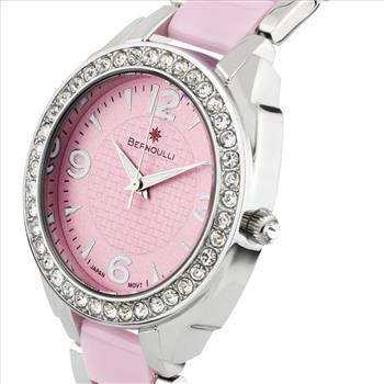 Casual Crystal Bezel Ladies Watch