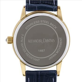 Casual Moon Phase Dial Ladies Leather Watch