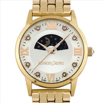 Luxury Moon Phase Dial Ladies Watch