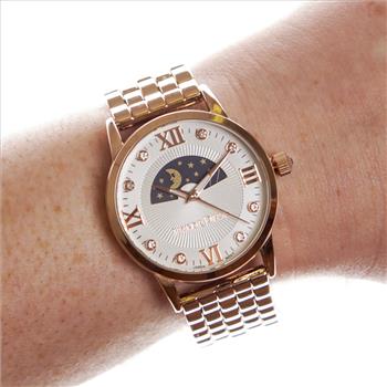 Luxury Moon Phase Dial Ladies Watch