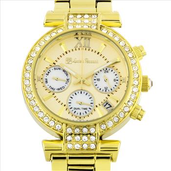Luxury Multi-Function Swarovski Crystal Bezel Ladies Watch