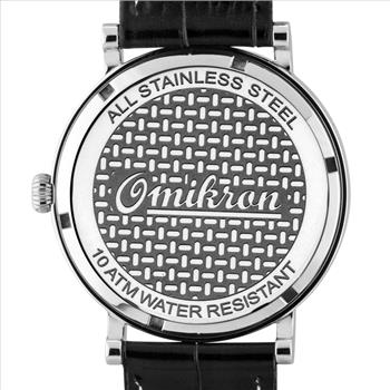Omikron Swiss Quartz Mother of Pearl Vintage Style Men's Watch