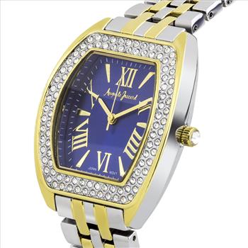 Stylish Chunky Bracelet Crystal Studded Bezel Ladies Watch