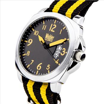 Wohler Ajax Men's sport watch, NATO strap, bold luminescent colors