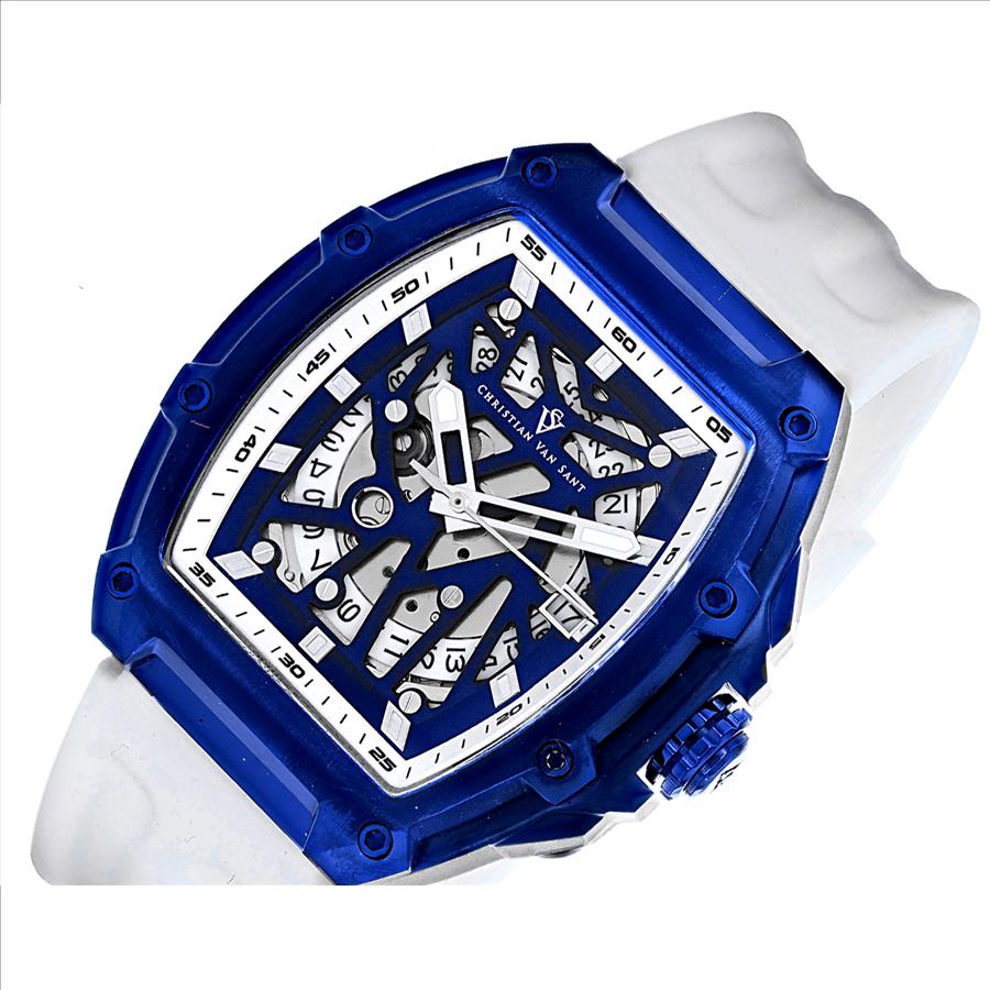 Christian Van Sant Watches Odyssey Watch | Automatic Blue Dial CV6199 - Retail at (MSRP: $1,495.00)