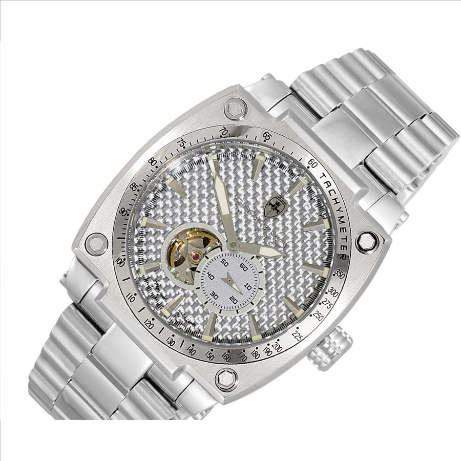 LeChateau, Automatic Skeleton, Carbon Fiber Sunray Dial C1S666SVCF