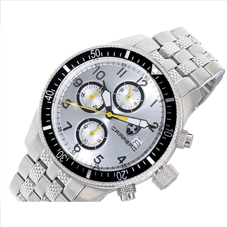 LeChateau - Chronograph Epson VR33 Muscle Movement, Stainless Steel Case and Band ,  CS17733SV, Retail at (MSRP:$1,475.00)
