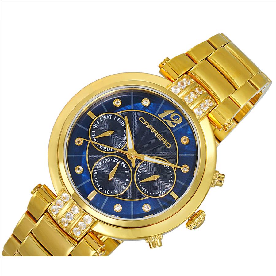 Lechateau Multifunction, Daydate Counter, Blue Mother of Pearl Dial