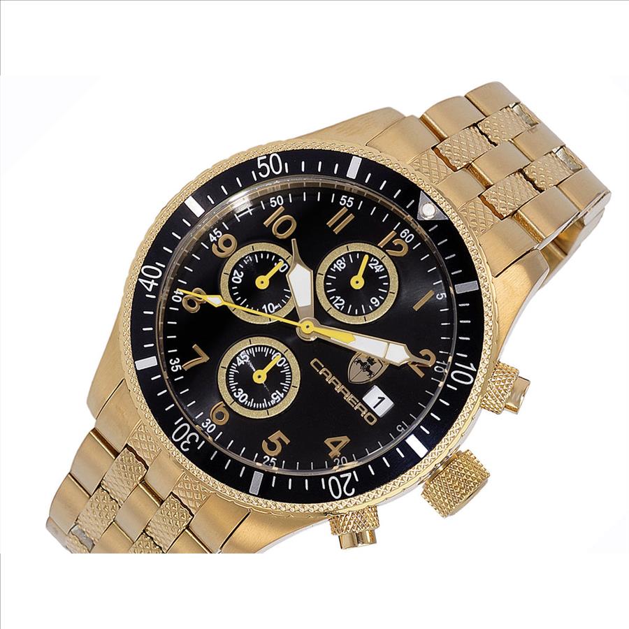 Lechateau Watches - Chronograph Epson VR33 Muscle Mov't, Stainless Steel Case and Band ,  CG17733BK Retail at (MSRP:$1,475.00)