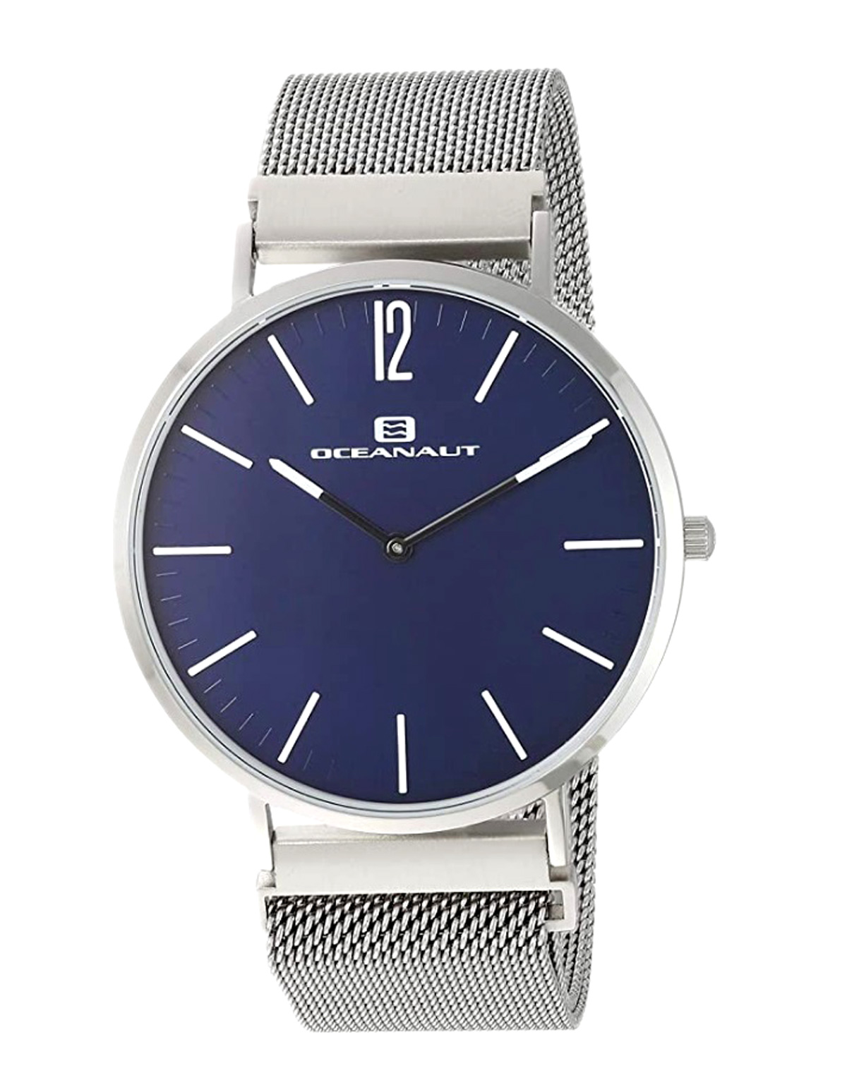 Oceanaut Orologio Casual Uomo OC0264 - Acciaio, Cinturino In Gomma, Quadrante Bianco, Quarzo, 3 ATM