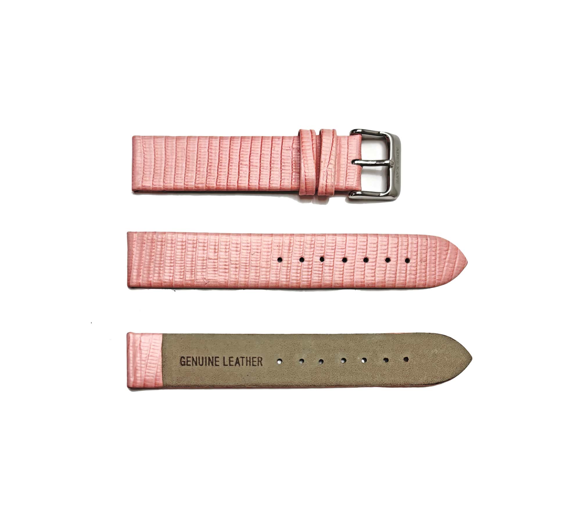 GENUINE LEATHER STRAP (18 mm) -  PINK COLOR