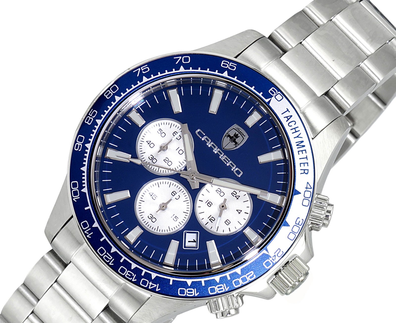 LeChateaue, CHRONOGRAPH MOVEMENT ,100 METER WATER RESISTANT, DATE DIAL, CS866BUSV , RETAIL AT (MSRP: $1,250.00)