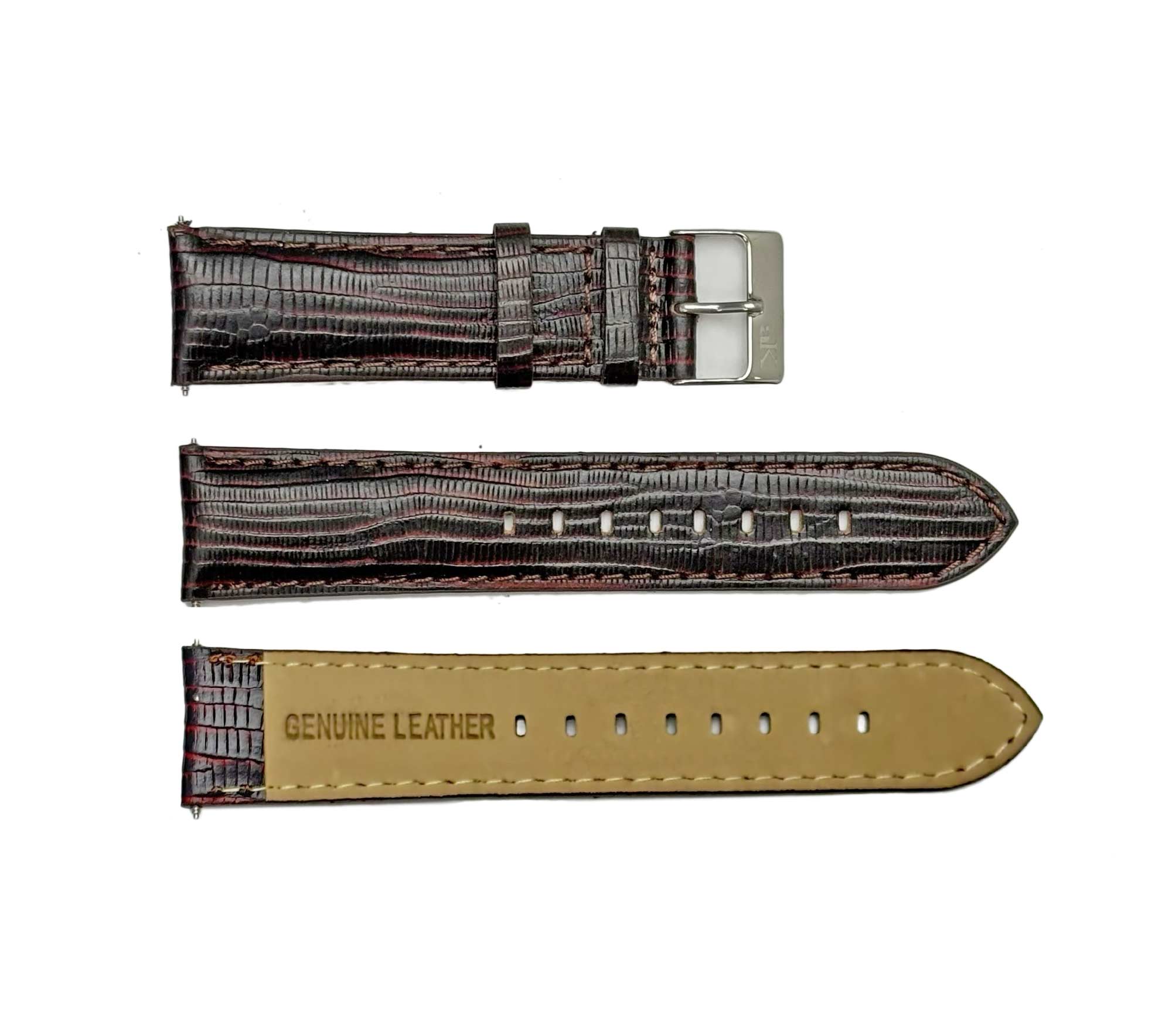 GENUINE LEATHER STRAP (22mm)-  MOCHA BROWN COLOR