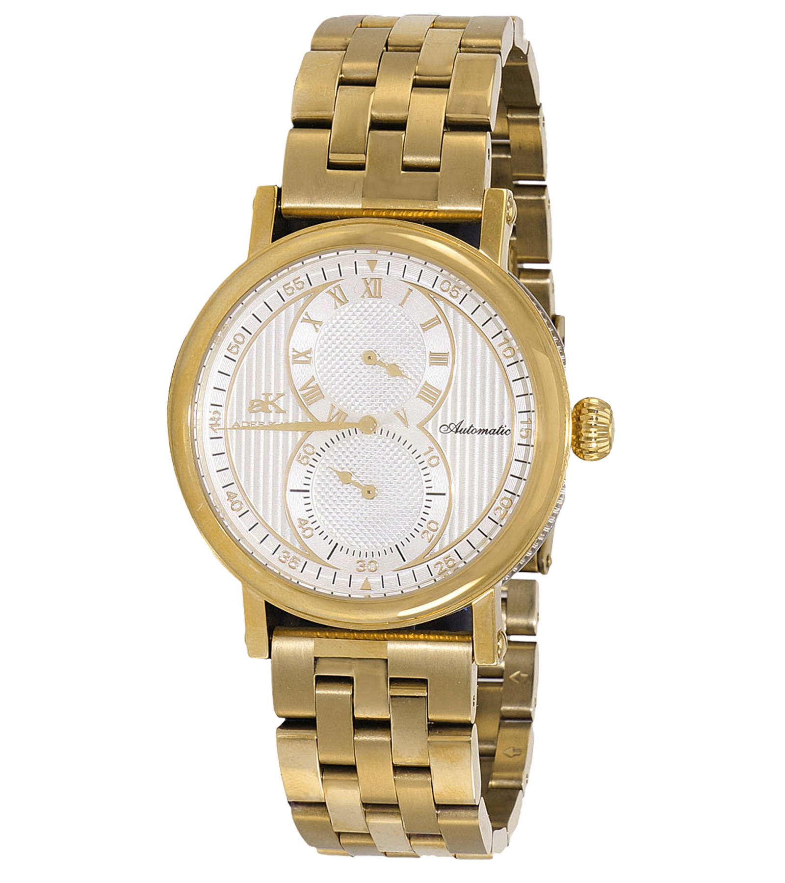 ADEE KAYE, 20 JEWELS - AUTOMATIC REGULATOR , SILVER DIAL, AK5665-MB-GSV ...
